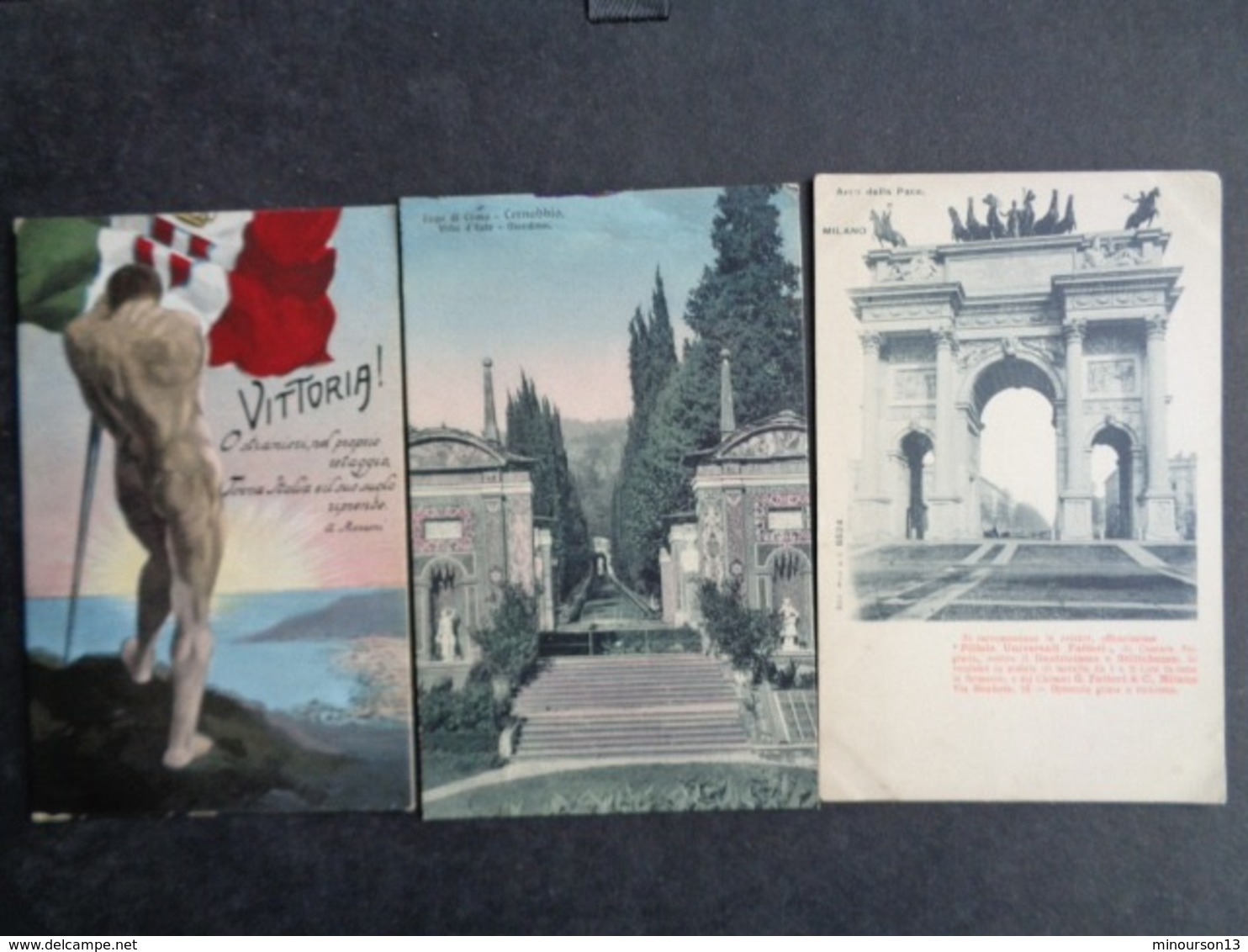 LOT 58 CARTES ANCIENNES DIFFERENTES D' ITALIE, VOIR PHOTOS