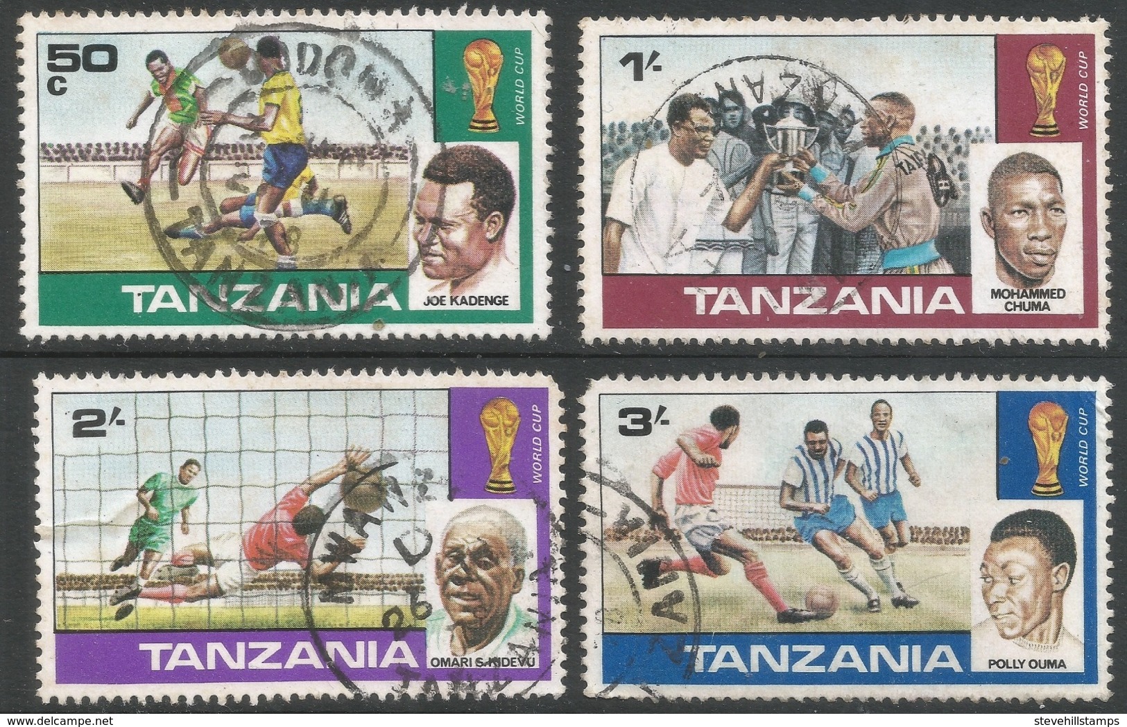 Tanzania. 1978 World Cup Football Championship. Used Complete Set. SG 228-231 - Tanzania (1964-...)