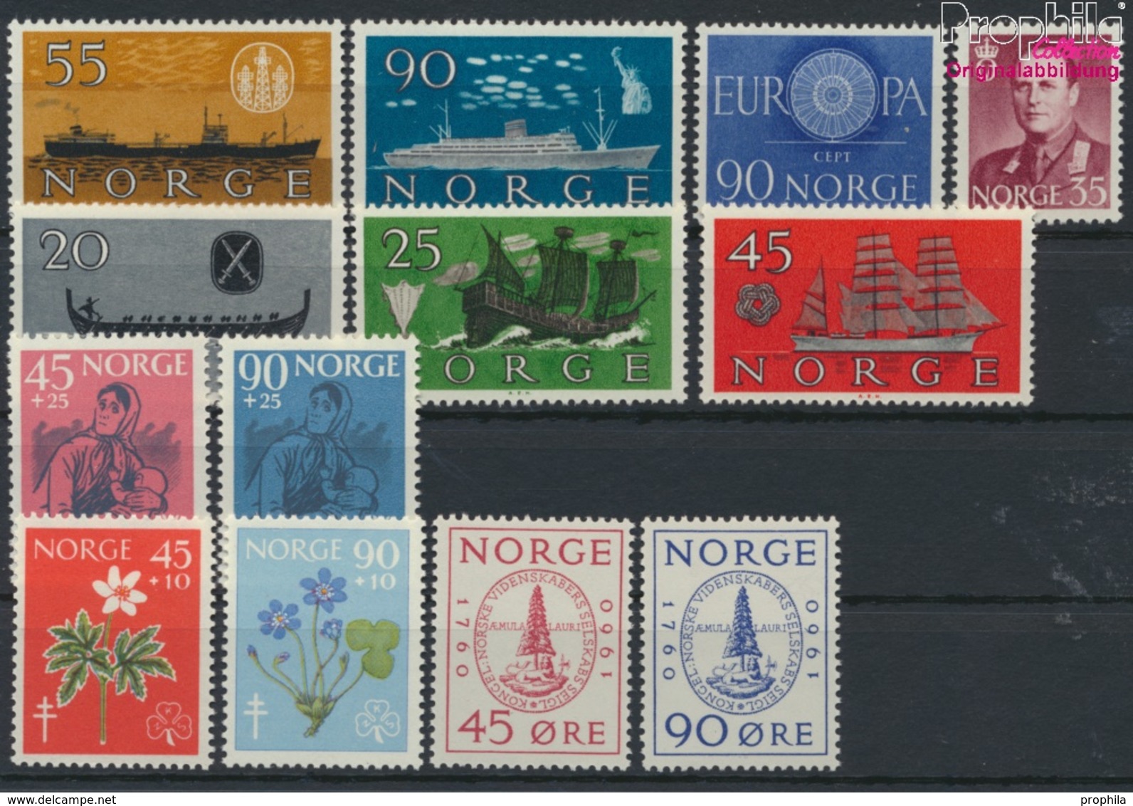 Norwegen Postfrisch Tuberkulose 1960 Tuberkulose, Olaf, Schiffe U.a.  (9349274 - Ungebraucht