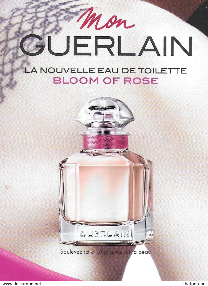 PARFUM PUBLICITÉ JOURNAL AVEC ÉCHANTILLON POUR COLLECTIONNEUR - Werbung (Zeitschriften)