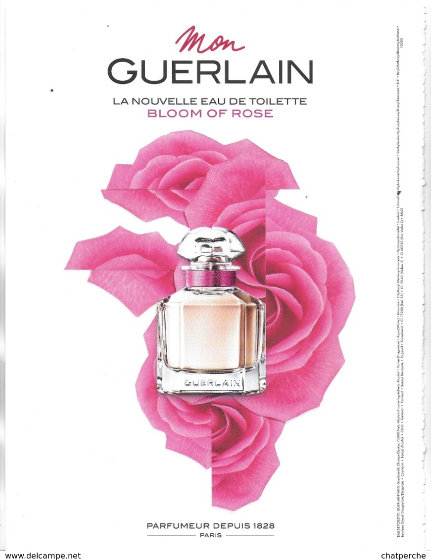 PARFUM PUBLICITÉ JOURNAL AVEC ÉCHANTILLON POUR COLLECTIONNEUR - Publicidad (gacetas)