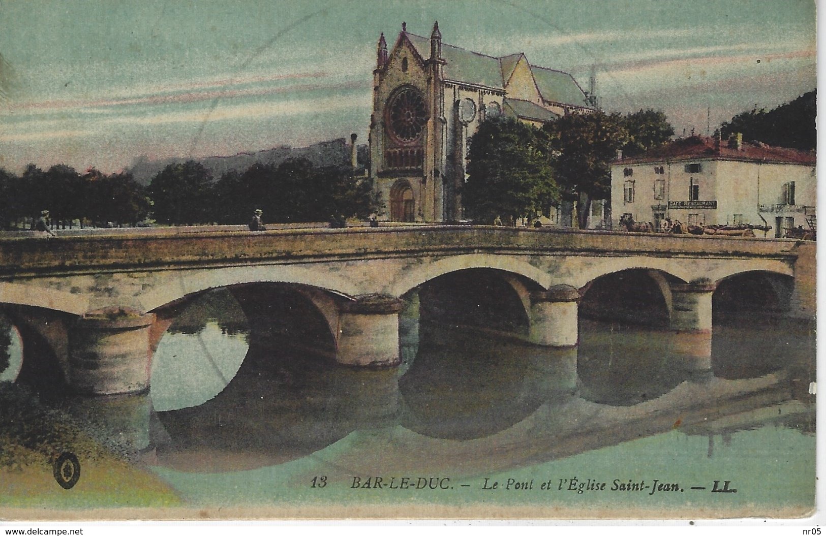 55 ( Meuse ) - BAR Le DUC - Le Pont Et L'Eglise Saint Jean - Bar Le Duc