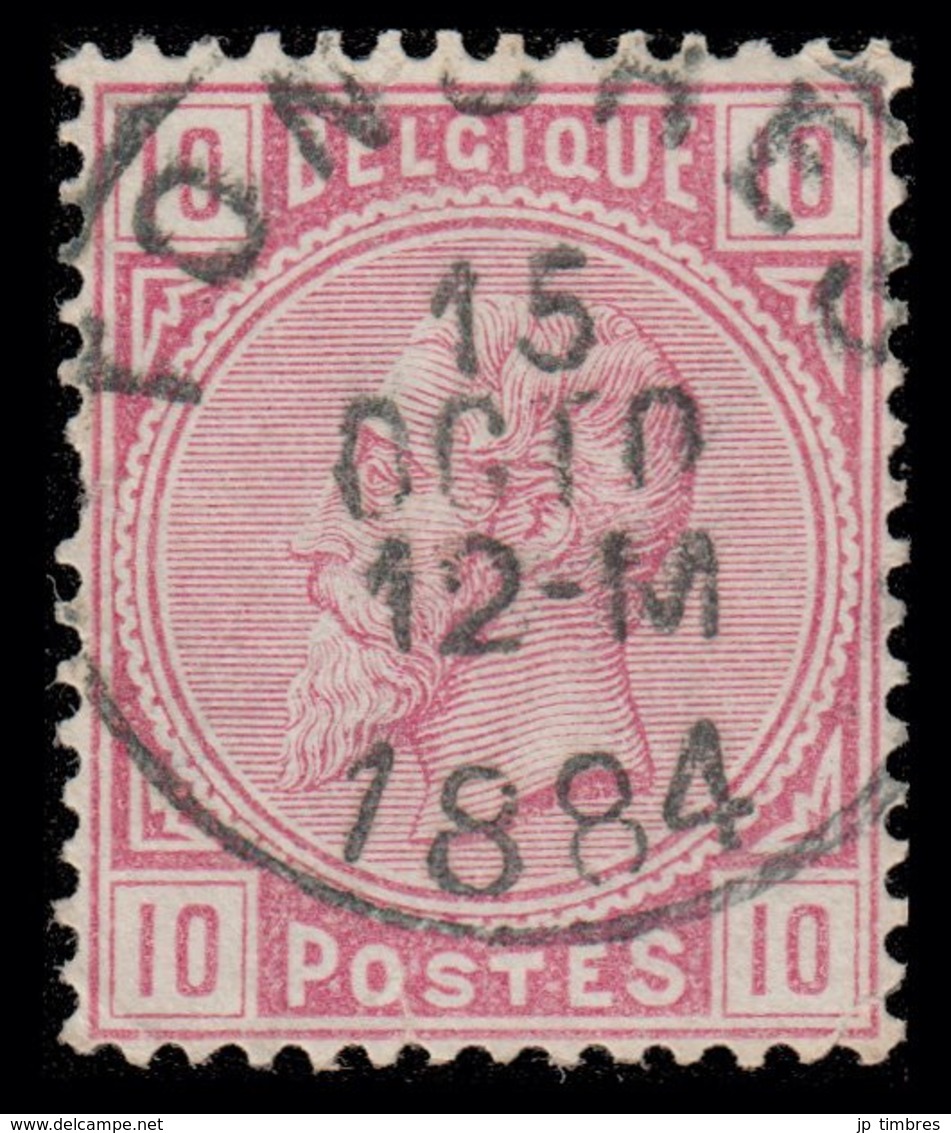 COB N° 38 - Oblitération "CONCOURS" S.C. "TONGRES" - 1869-1883 Léopold II