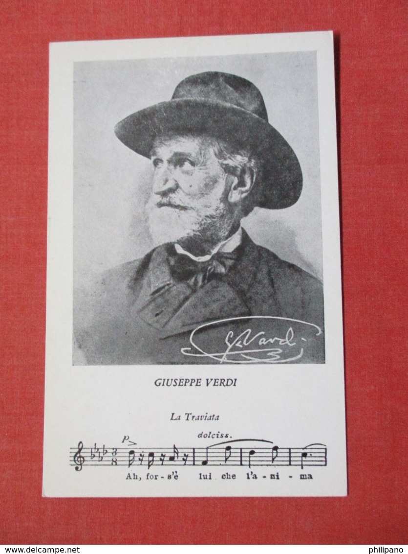 Giuseppe Verdi  La Traviata Dolciss >ref 3672 - Musique Et Musiciens