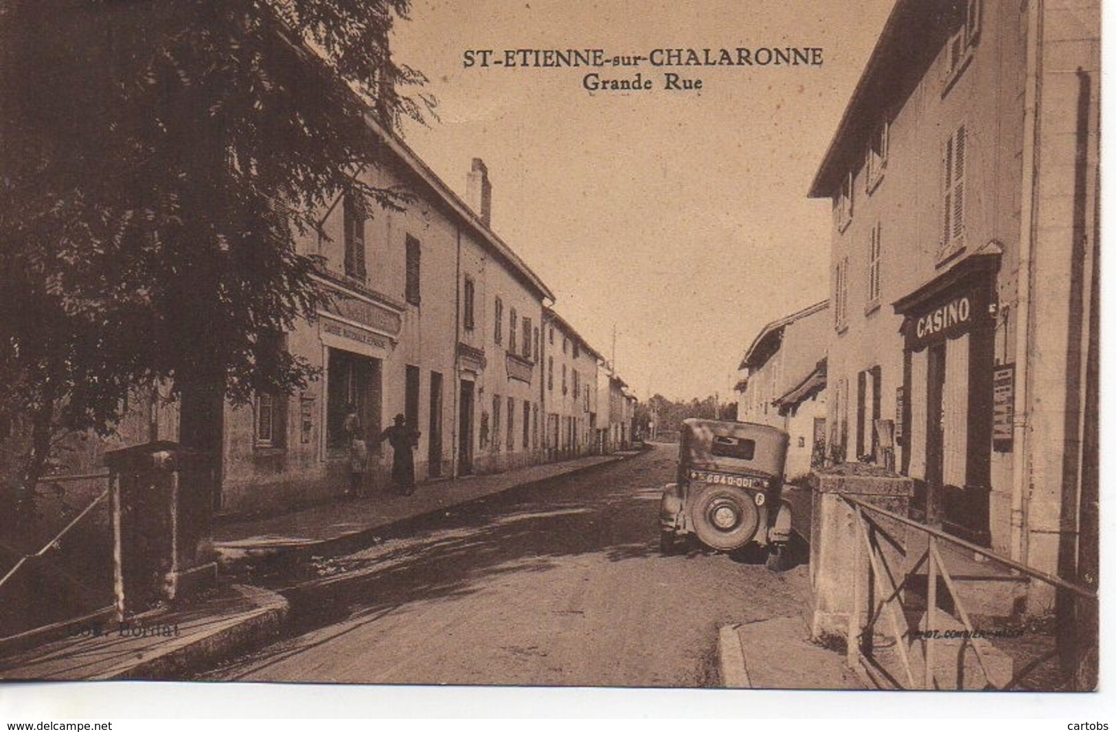01 St-ETIENNE-SUR-CHALARONNE  Grande Rue - Non Classés