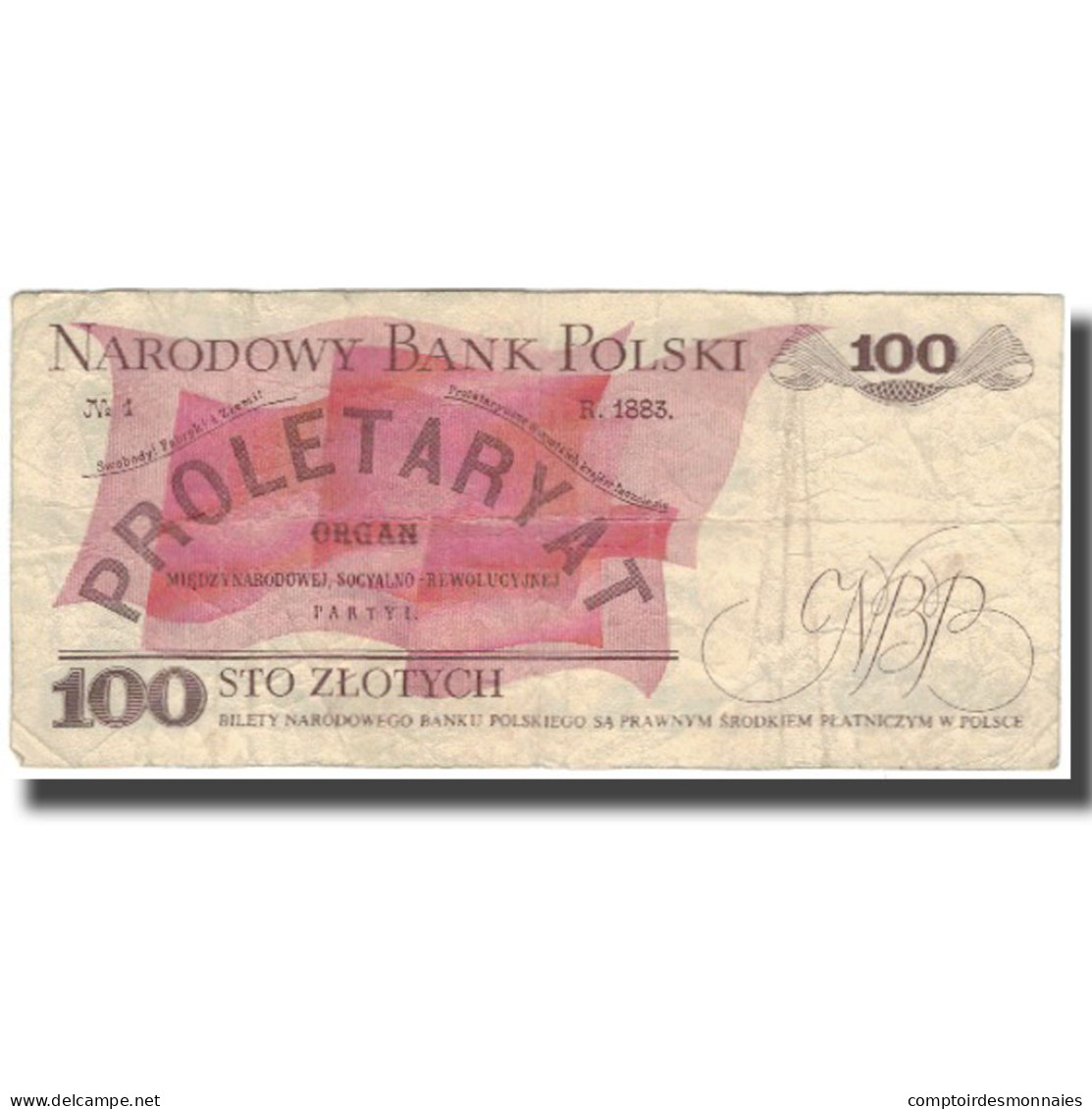 Billet, Pologne, 100 Zlotych, 1974-1976, 1976-05-17, KM:143b, TB+ - Pologne