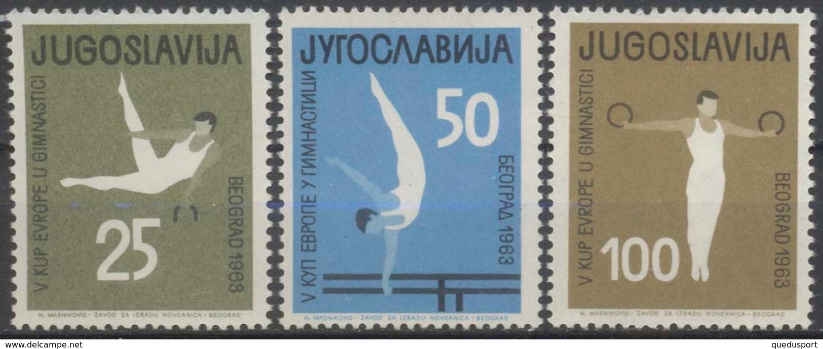 --- 1963 Yougoslavie Y. 946 / 948** M. 1049 / 1051** - Unused Stamps