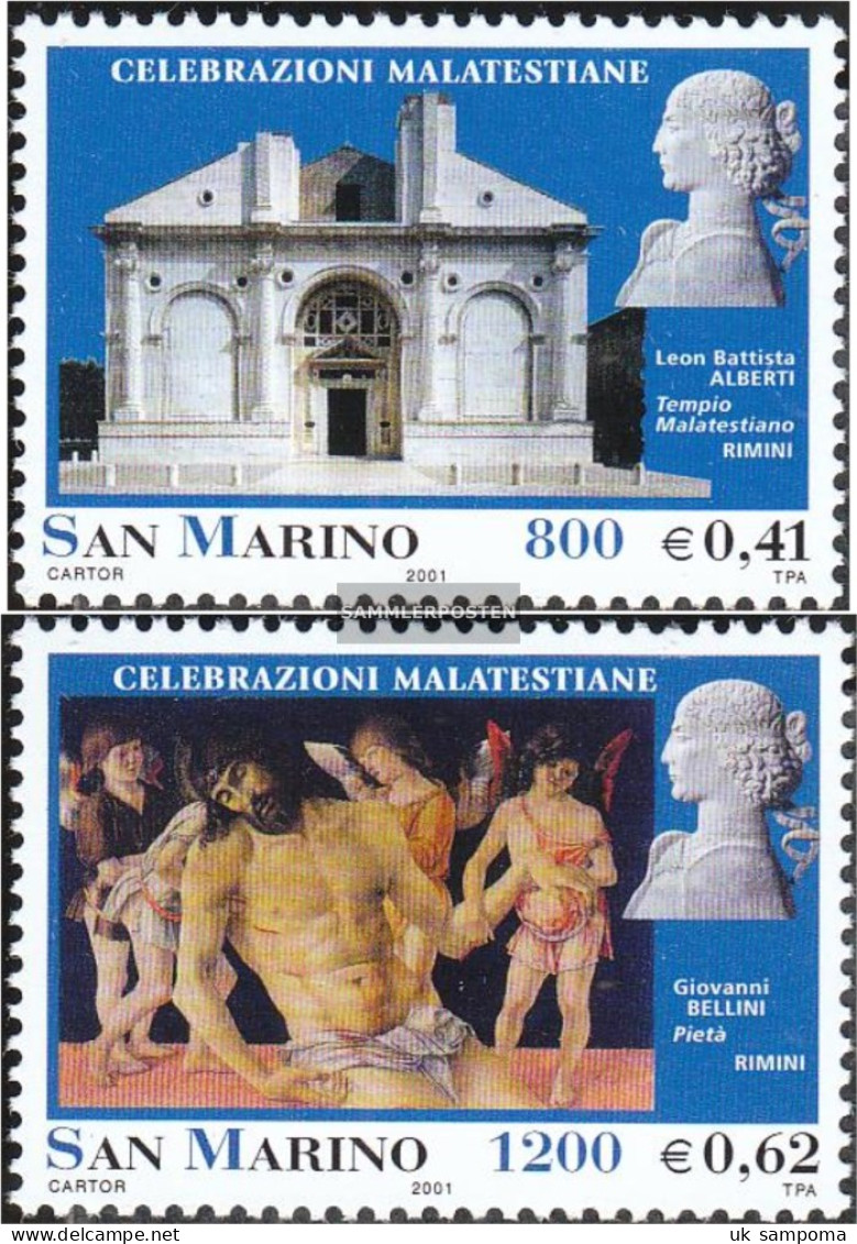 San Marino 1932-1933 (complete Issue) Unmounted Mint / Never Hinged 2001 Malatesta-celebrating - Nuovi