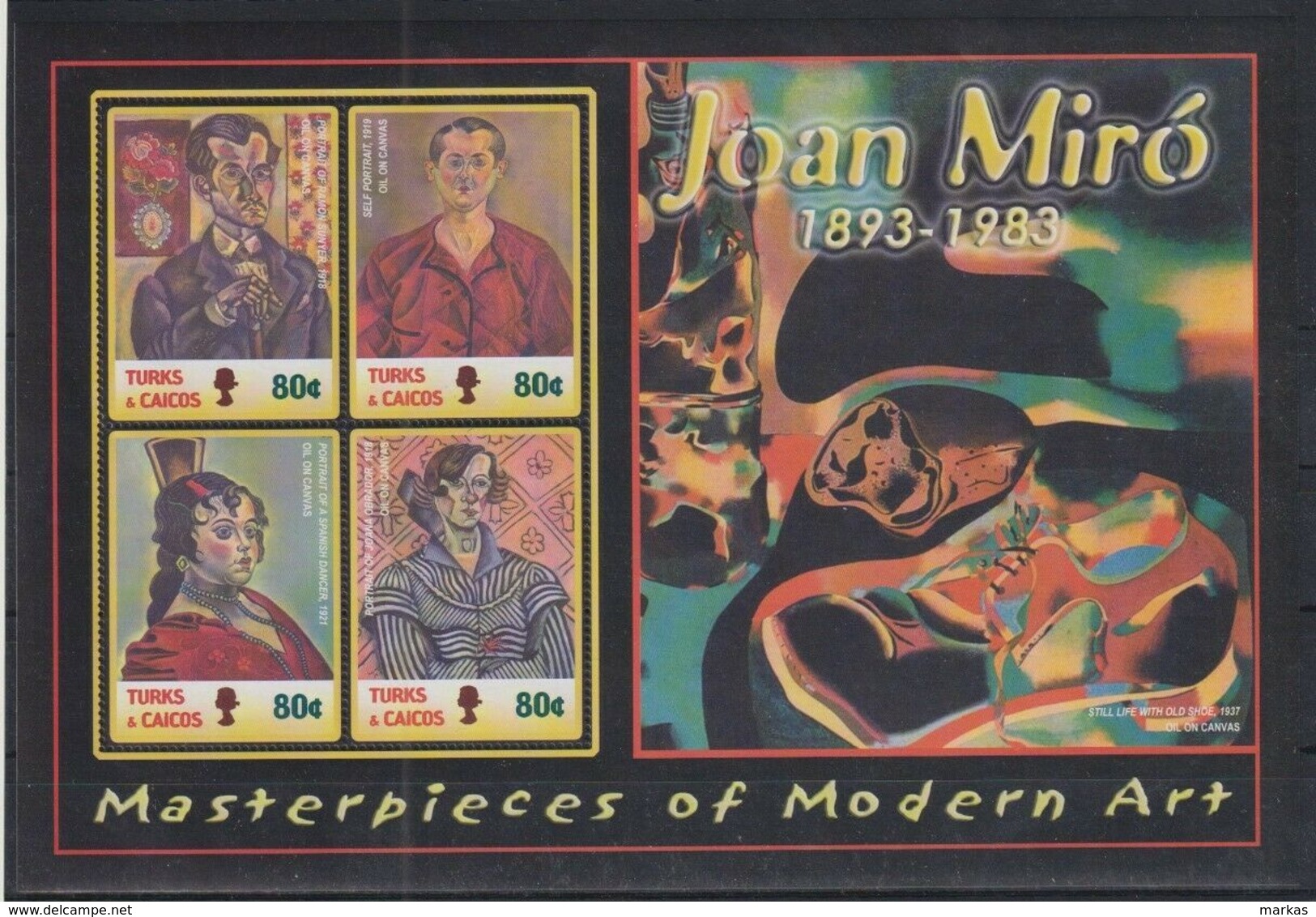 V937. Turks & Caicos - MNH - Art - Paintings - Joan Miro - Altri & Non Classificati