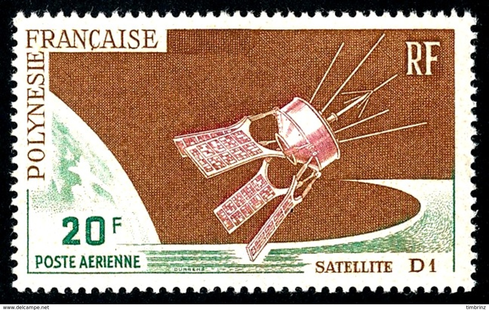 POLYNESIE 1966 - Yv. PA 19 ** SUP  Cote= 8,50 EUR - Satellite D1  ..Réf.POL24361 - Neufs