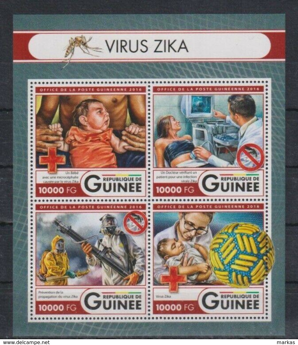 C938. Guinea - MNH - 2016 - Organizations - Red Cross - Medicine - Other & Unclassified