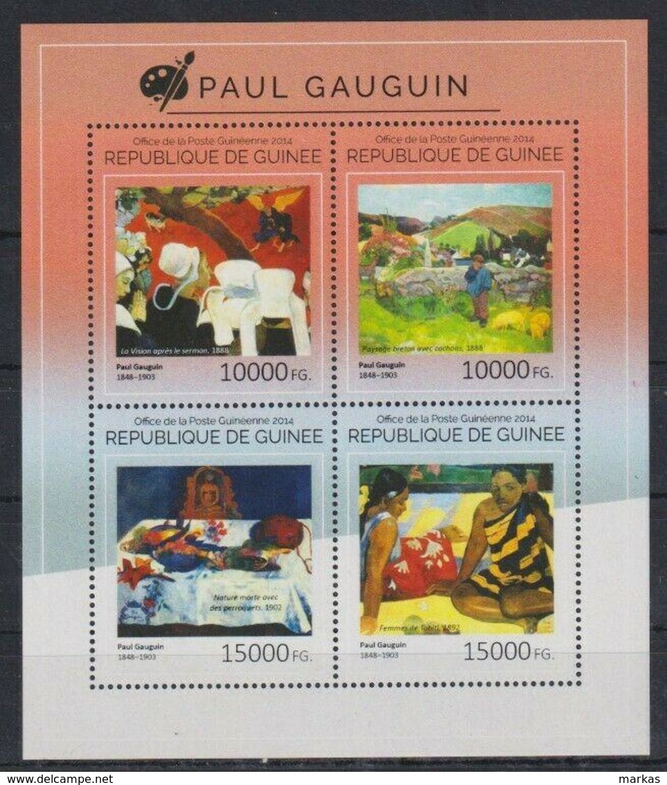 U694. Guinea - MNH - 2014 - Art - Paintings - Paul Gauguin - Altri & Non Classificati