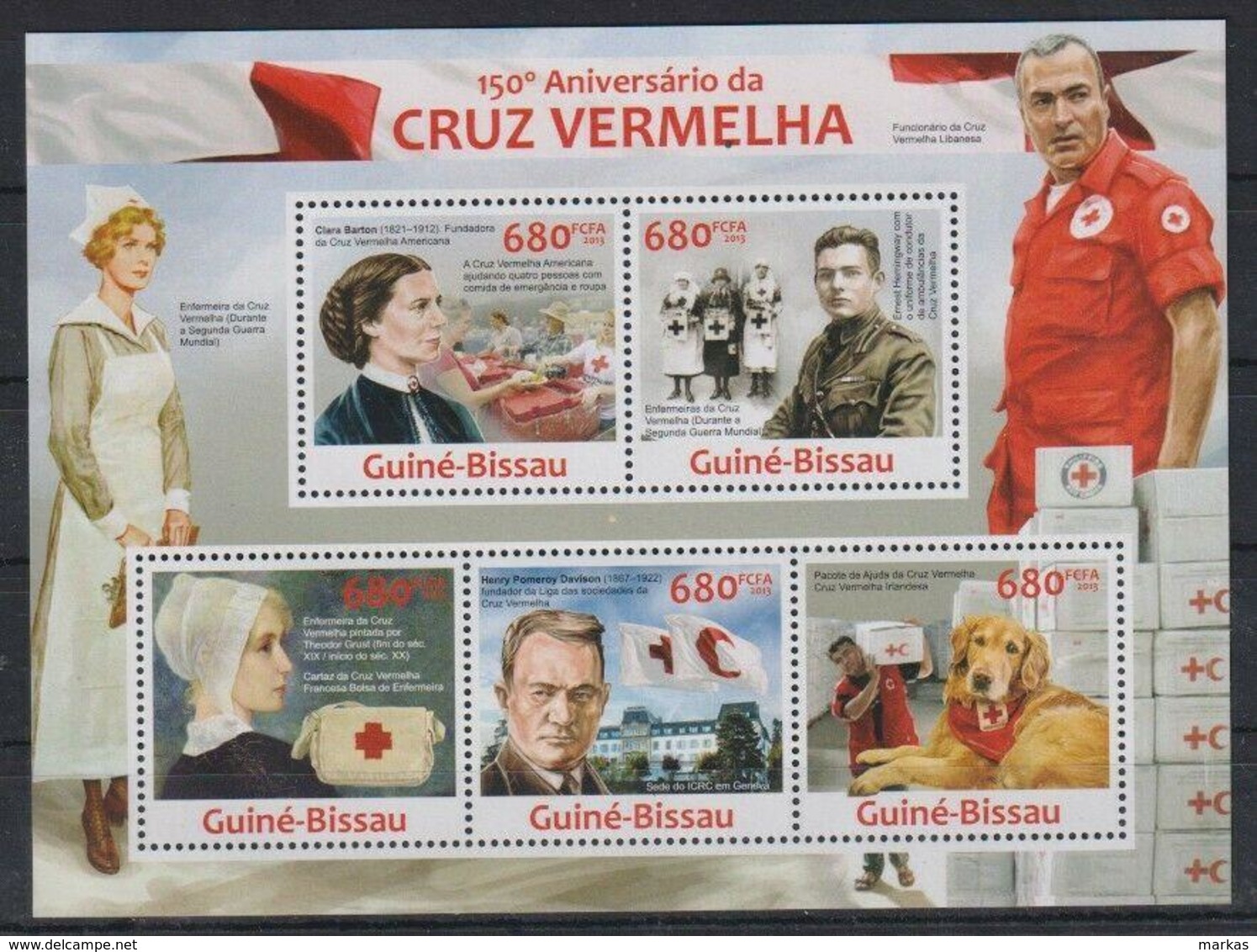 H938. Guinea-Bissau - MNH - 2013 - Organizations - Red Cross - Medicine - Other & Unclassified