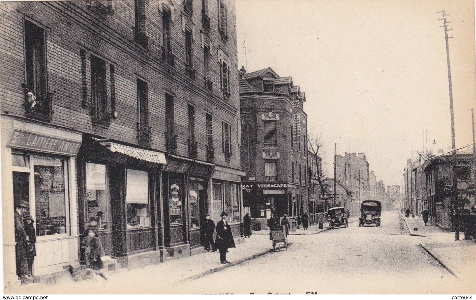 SURESNES : La Rue Carnot - Société Laitière Amiot - Suresnes