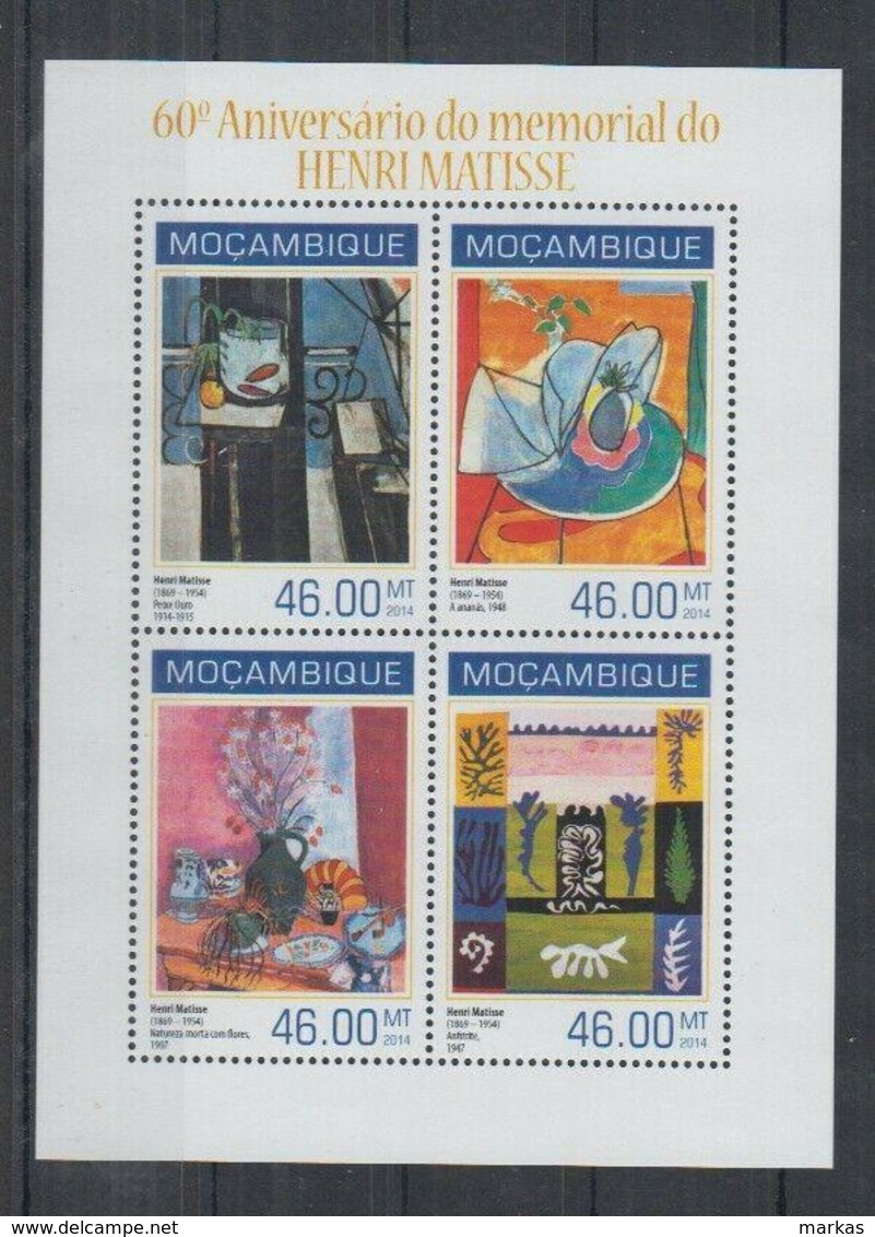 E300. Mozambique - MNH - 2014 - Art - Painting - Henri Matisse - Altri & Non Classificati