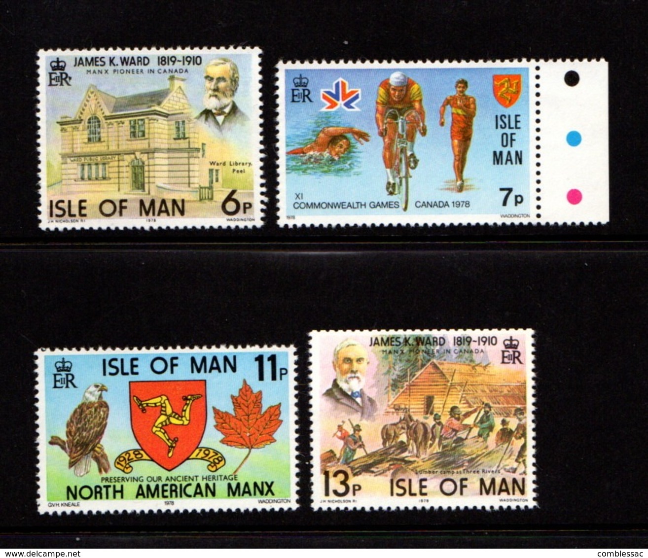 ISLE  OF  MAN    1978    Anniversaries  And  Events    Set  Of  4     MNH - Isle Of Man