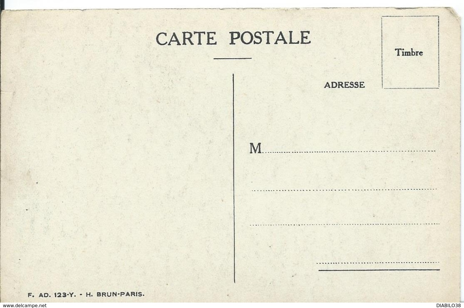 CARTE PUBLICITAIRE    ... DEERING ...LA NOUVELLE FAUCHEUSE - Werbepostkarten