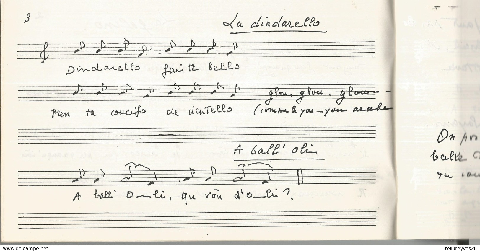 Refrains Et Farandoles Du Dieulefit Ancien ,Recueillis  Par Pizot-Monnier, Dédicacé A Léotard - Musique