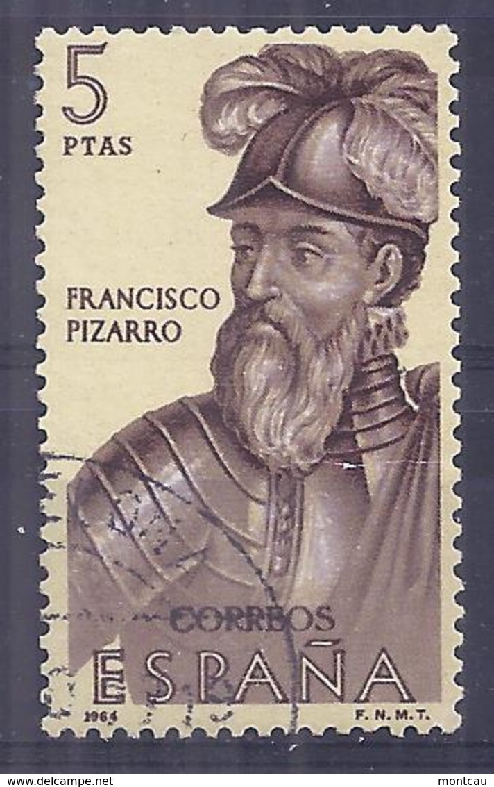 Espaï¿½a-Spain. Francisco Pizarro (o) - Ed 1629, Yv=1278, Sc=1293, Mi=1518 - Usados