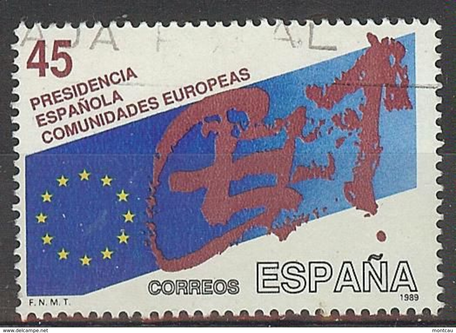 Espaï¿½a-Spain. Presidencia Espaï¿½ola C.E. (o) - Ed 3010, Yv=2600 - Usados