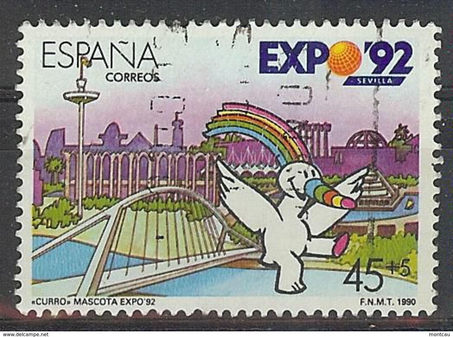 Espaï¿½a-Spain. Exposiciï¿½n Universal De Sevilla (o) - Ed 3052, Yv=B161 - Usados