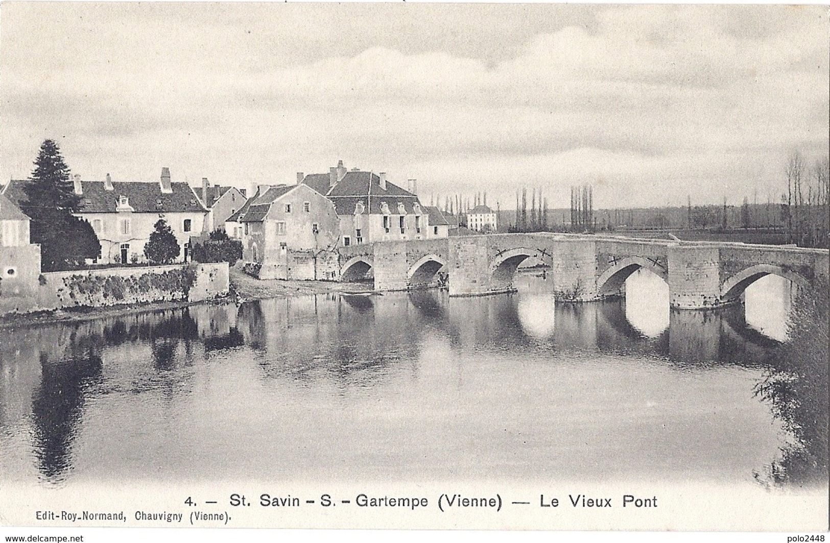 CPA - Saint Savin - Le Vieux Pont - Saint Julien L'Ars
