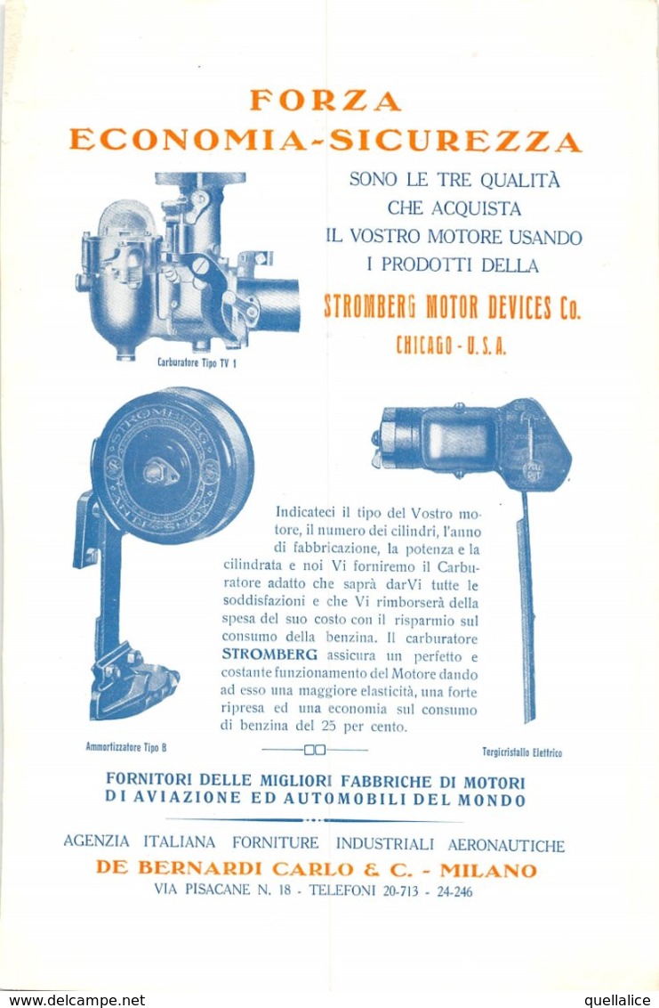 01300 "LAMPADE EDISON PER AUTOMOBILI - SOCIETA' EDISON CLERICI - MILANO" PUBBLICITA'  DA PERIODICO ANNI '20, XX SEC. - Altri & Non Classificati