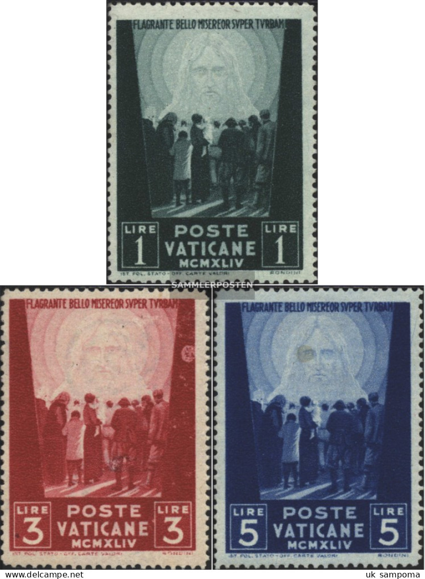 Vatikanstadt 113-115 (complete Issue) Unmounted Mint / Never Hinged 1945 Victims Of War - Unused Stamps