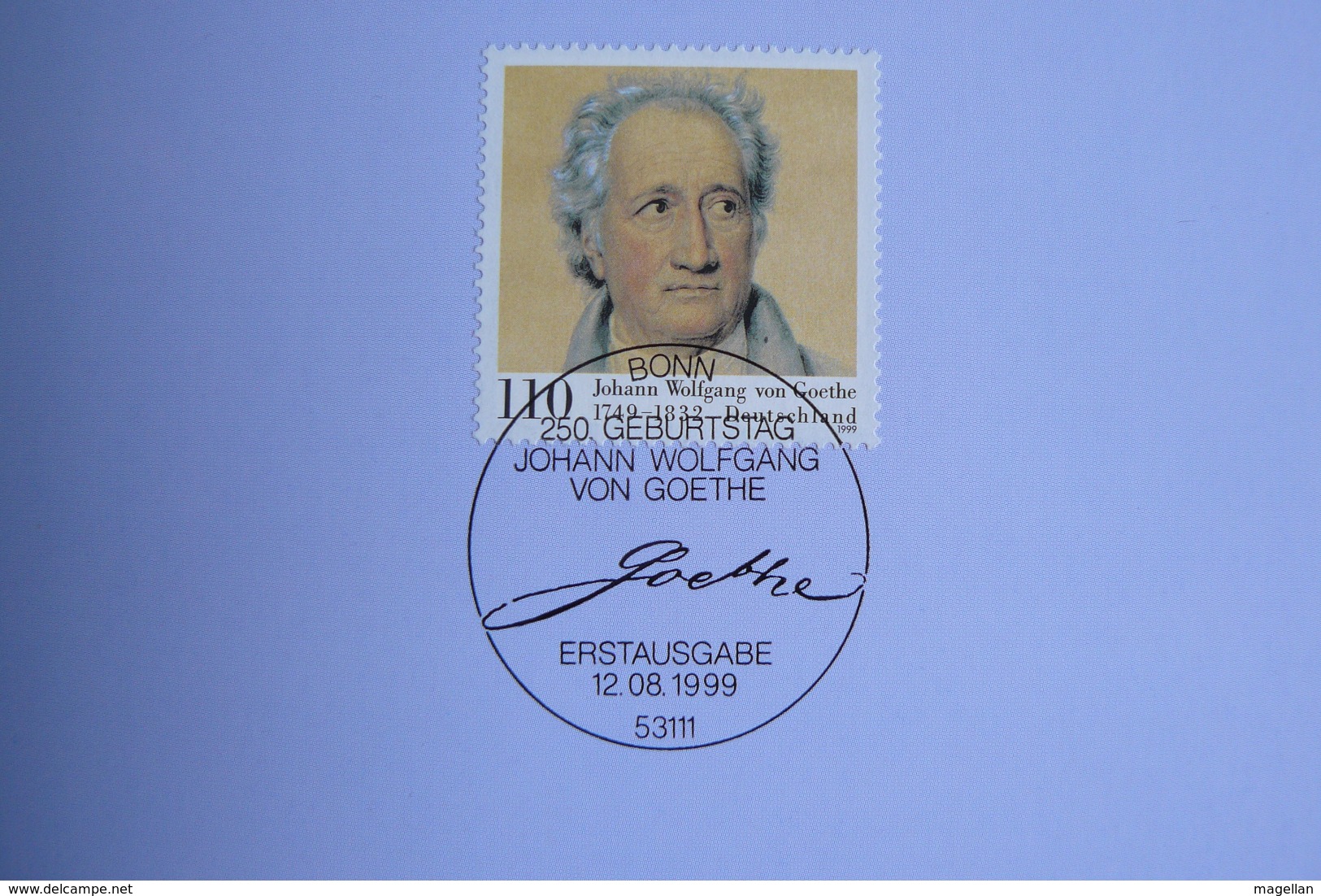 Allemagne Rep. Fédérale - 10 encarts avec oblitération FDC illustrées - Voir scans