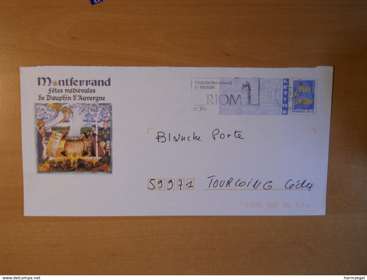 Postal Stationery, Middle Ages, Le Dauphin D'Auvergne - Mythology