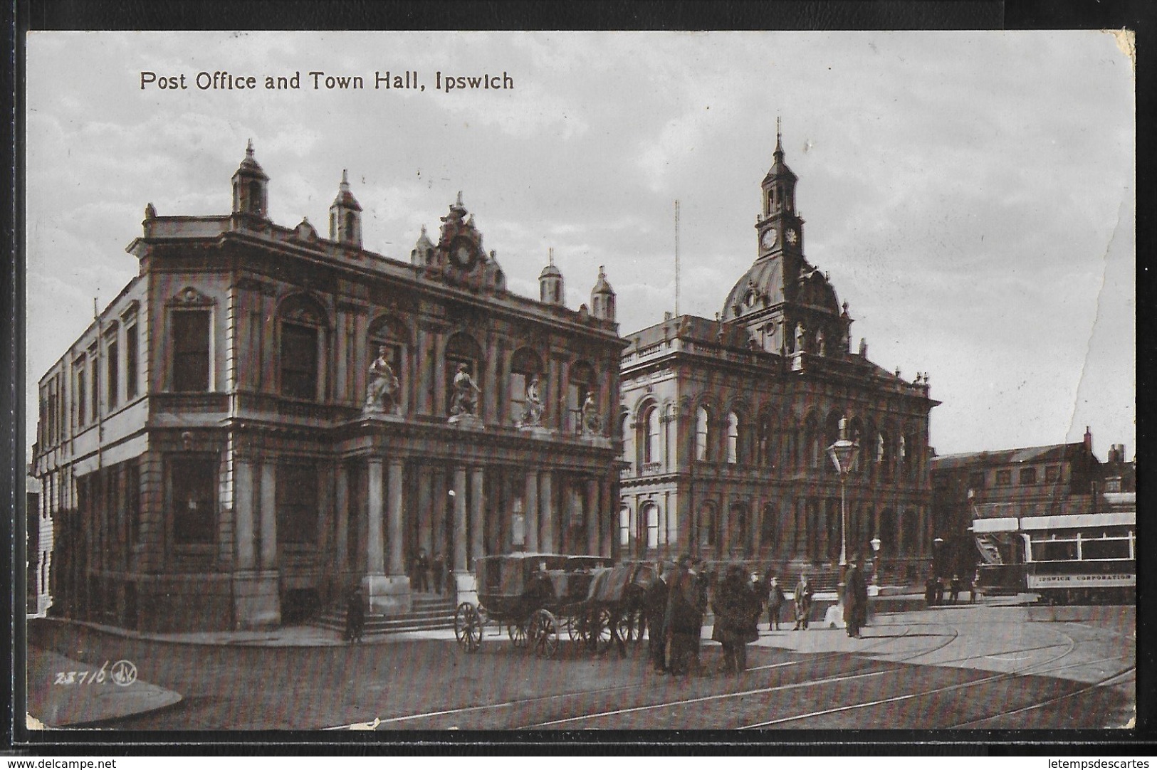 REPRODUCTION ANGLETERRE - Ipswich, Post Office And Town Hall - Ipswich