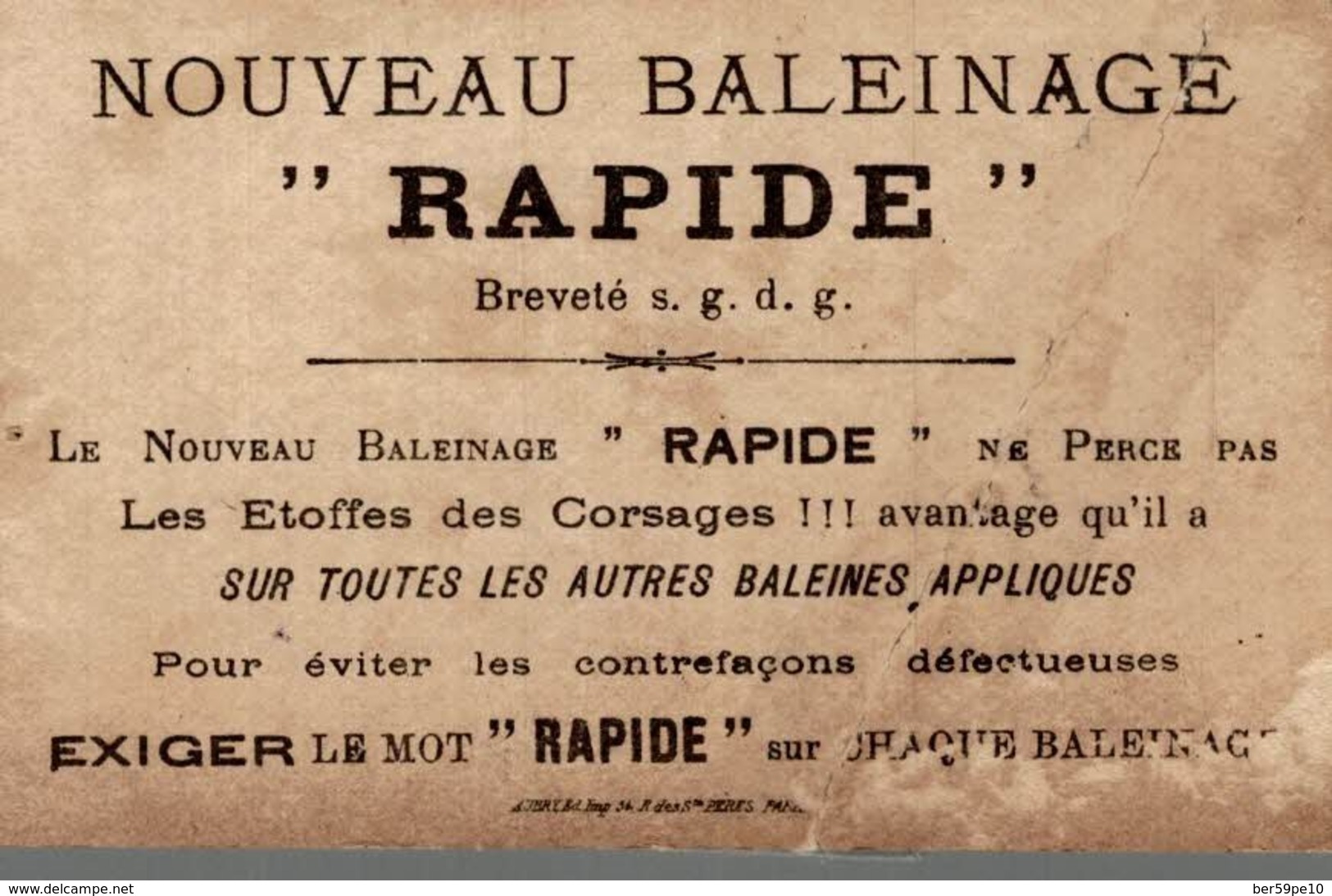 CHROMO  NOUVEAU BALEINAGE RAPIDE  JEUNE FILLE AUX POMMES - Autres & Non Classés