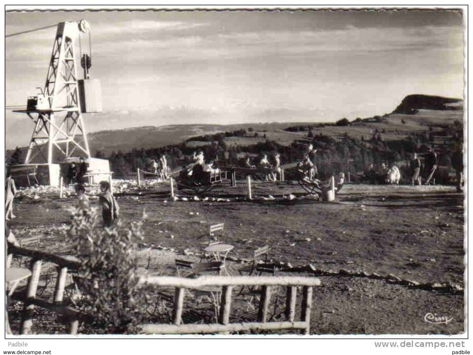 Carte Postale  25.  Mont-d'Or  Parc D'enfants Et Le Télésiège - Autres & Non Classés