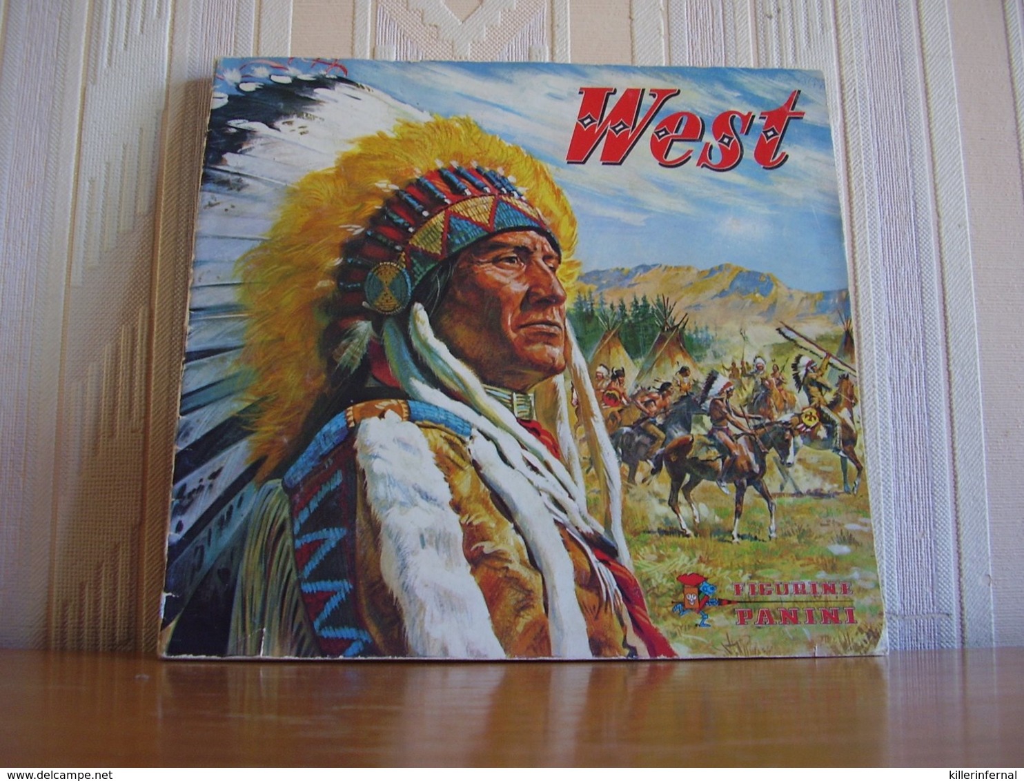 Album Chromos Images Vignettes Panini *** West *** - Albums & Catalogues