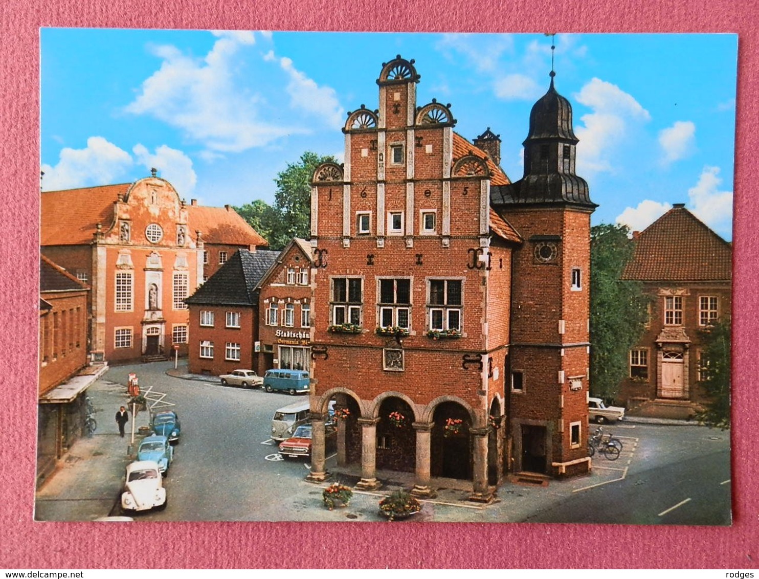 ALLEMAGNE , Cpm  MEPPEN/EMS , Rathaus , MEP 16 (voitures) (021) - Meppen