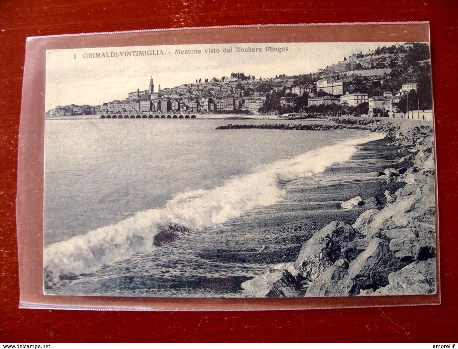 (FP.A04) GRIMALDI VENTIMIGLIA - MENTONE VISTO DAL ROCHERS ROUGES - Imperia