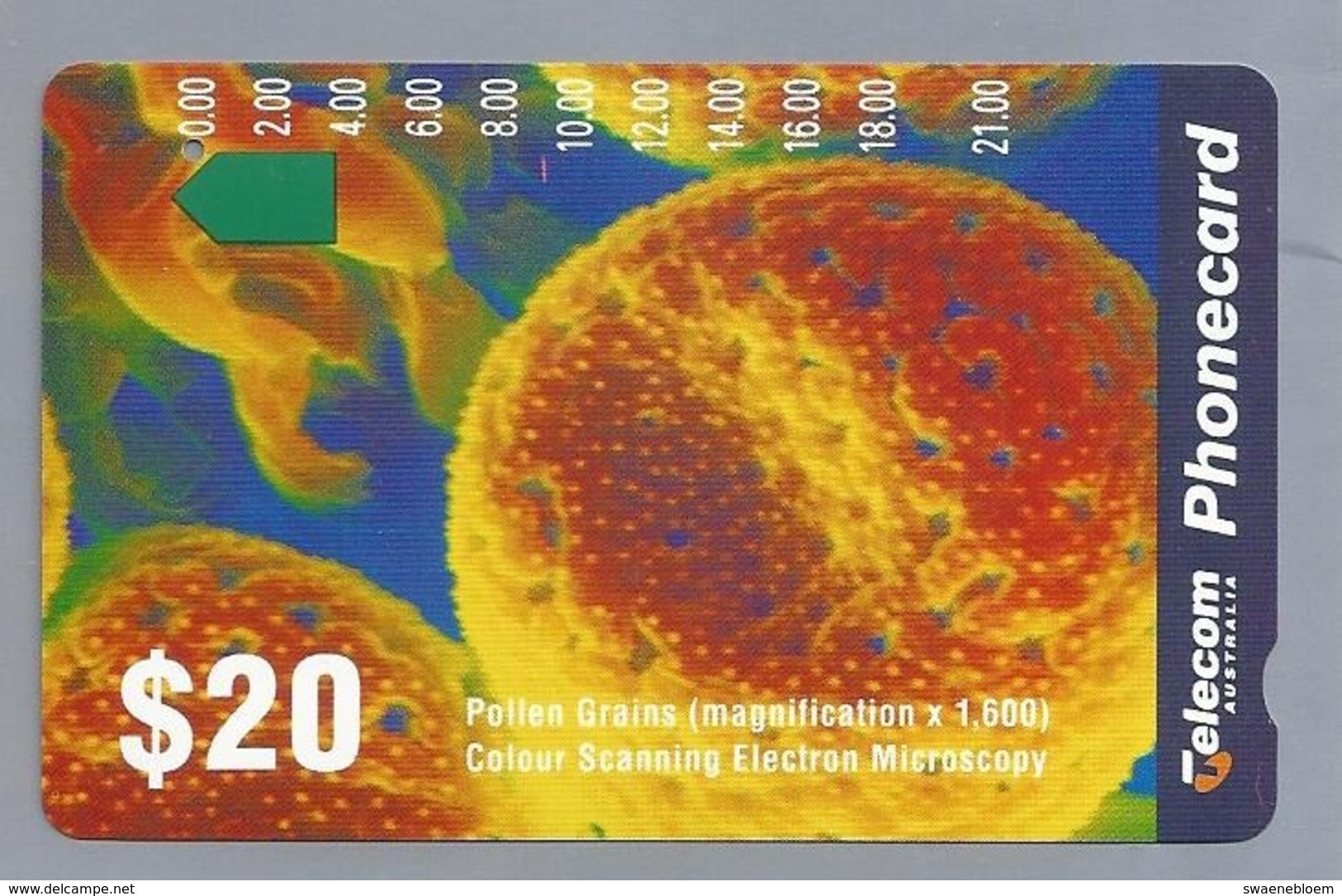 AU.- Telecom Phonecard $20. Pollen Grains. Australia AUSTRALIË. 0033248041 - Bloemen