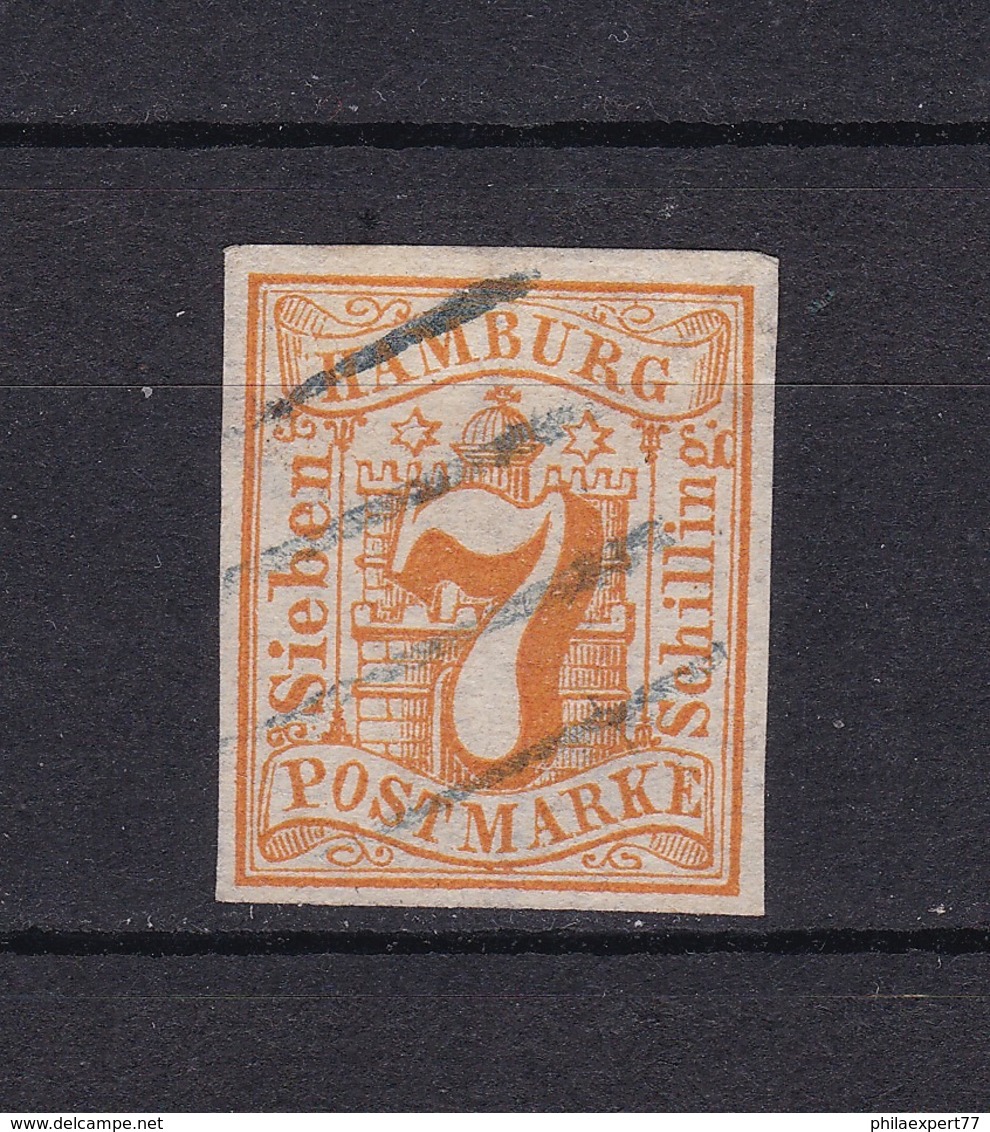 Hamburg - 1859 - Michel Nr. 6 - Gest. - 70 Euro - Hamburg