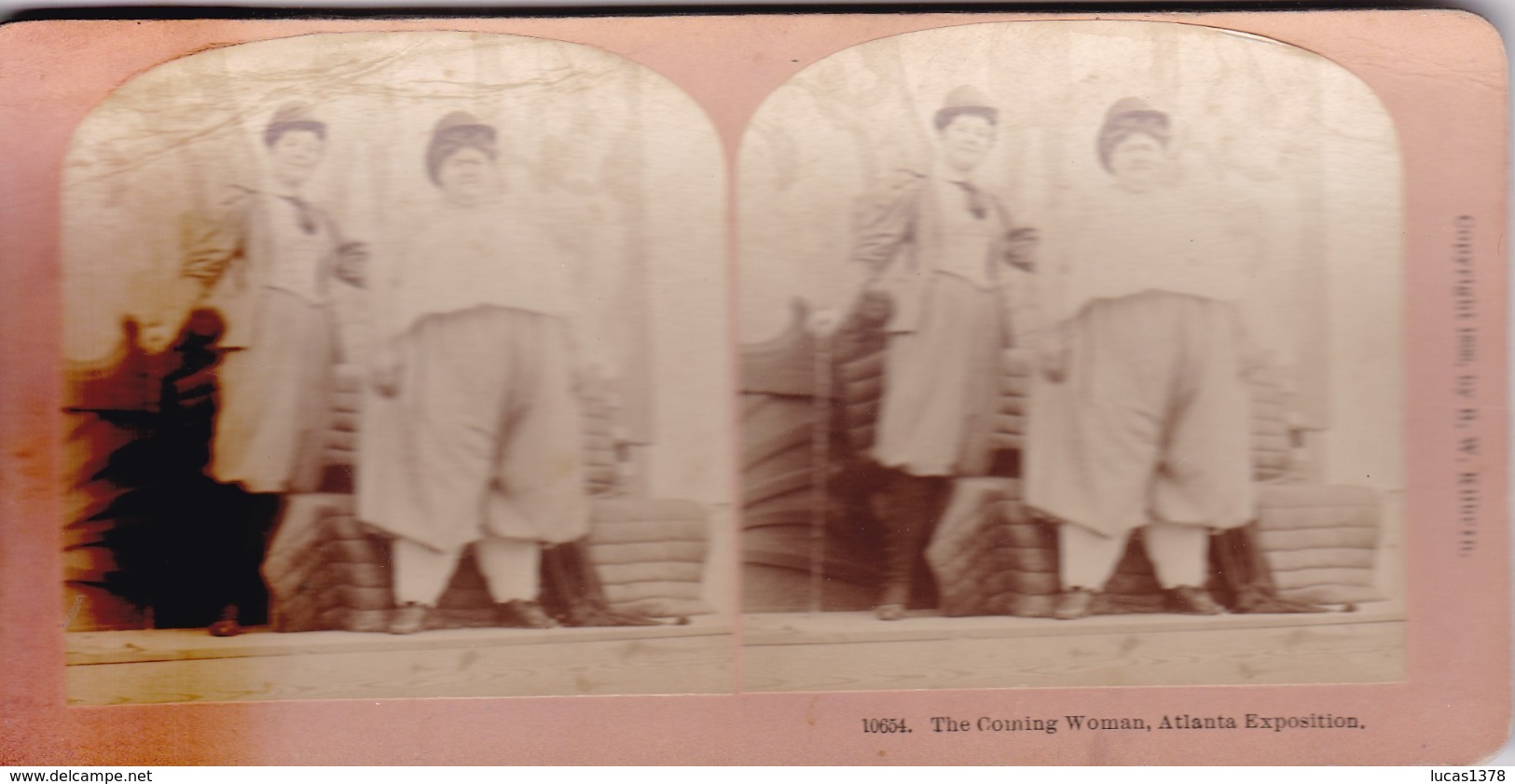 1896 / ETATS UNIS / KILBURN 10654 / ATLANTA EXPOSITION / THE COMING WOMAN - Photos Stéréoscopiques