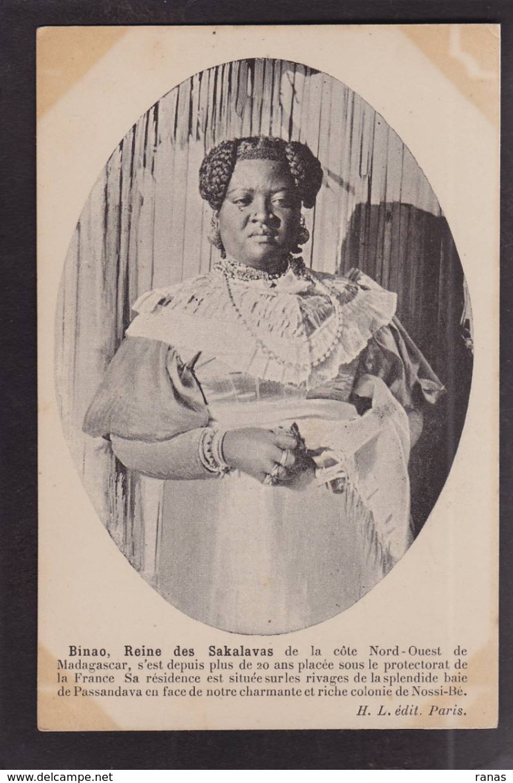 CPA Madagascar Afrique Noire Non Circulé Biano Reine Royalty - Madagaskar