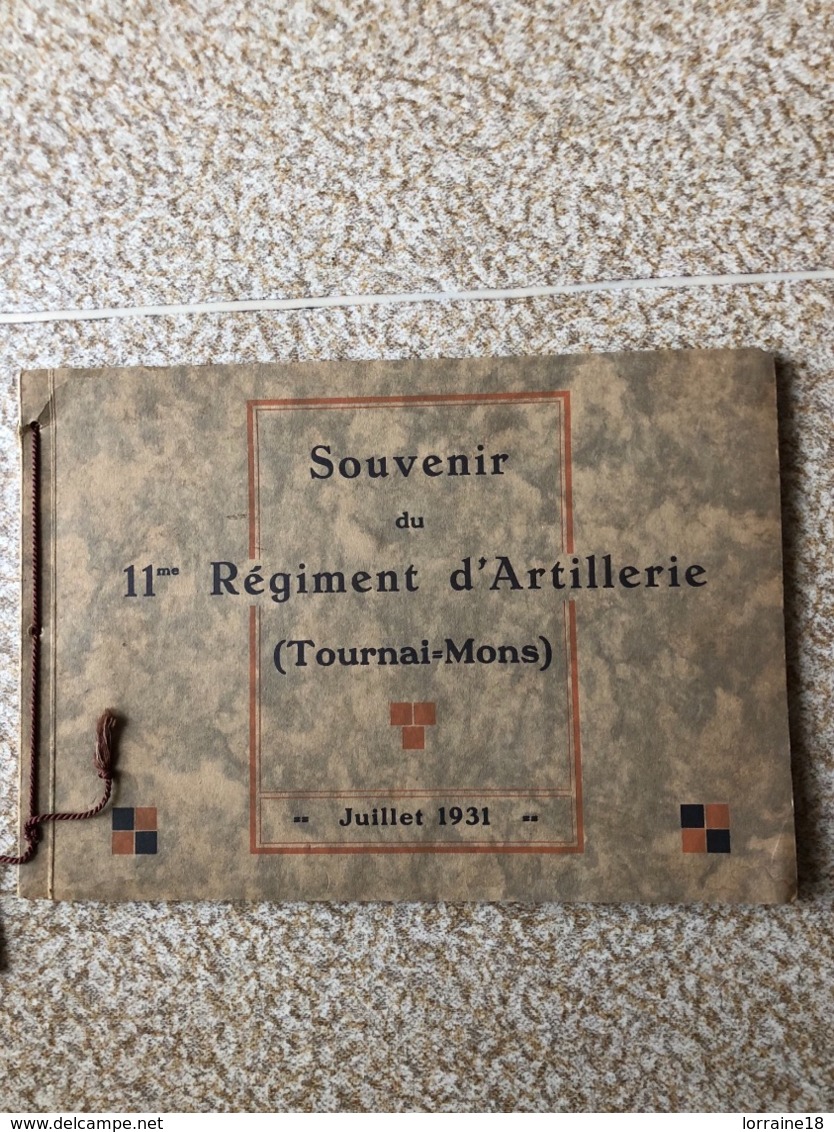 Album Photo 11 Eme Régiment D’artillerie Belge - Andere & Zonder Classificatie