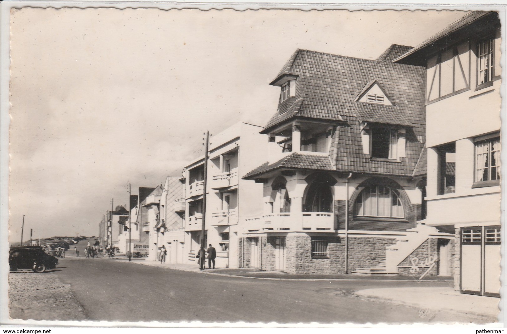 MERLIMONT PLAGE VILLAS EN BORDURE DE MER CARTE DE 1958 - Autres & Non Classés