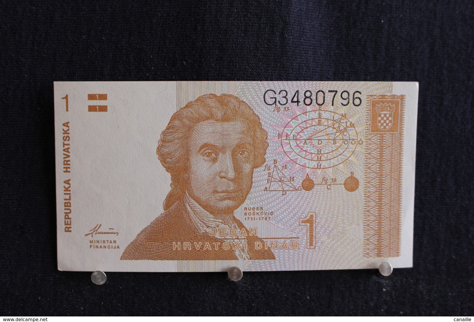 107  / Lot De 8 Billets Neuf  -  Croatia-Hrvatska 1 Dinara 1991 /  N° - Kroatië