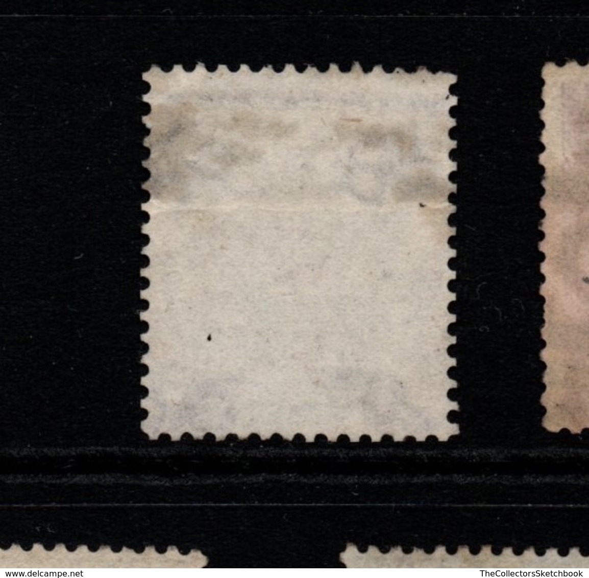 GB Victoria Surface Printed 6d Small Corner Letters Hair Lines Thick Paper Good Used - Nuevos