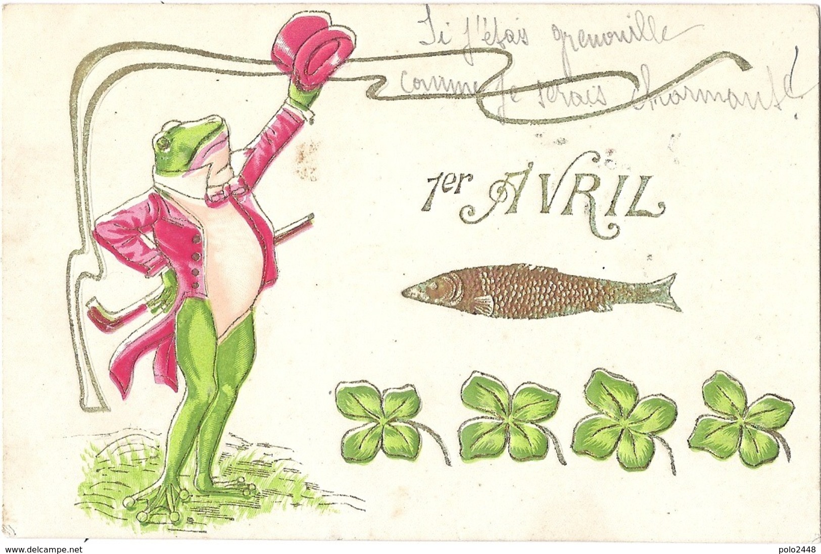 CPA - 1er Avril - 1er Avril - Poisson D'avril