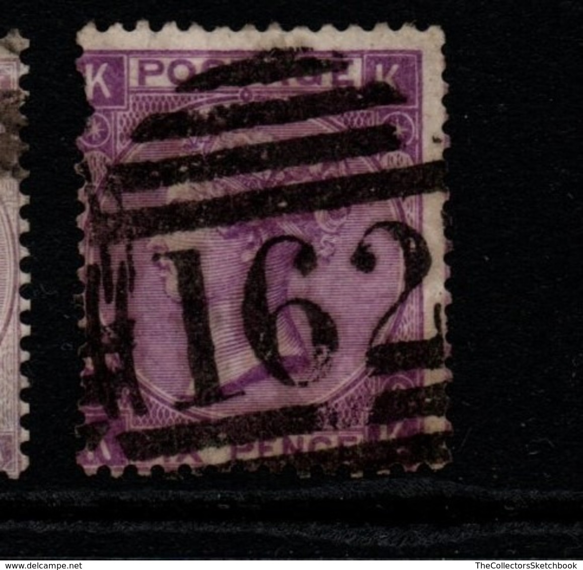 GB Victoria Surface Printed 6d  Spacefiller - Unused Stamps