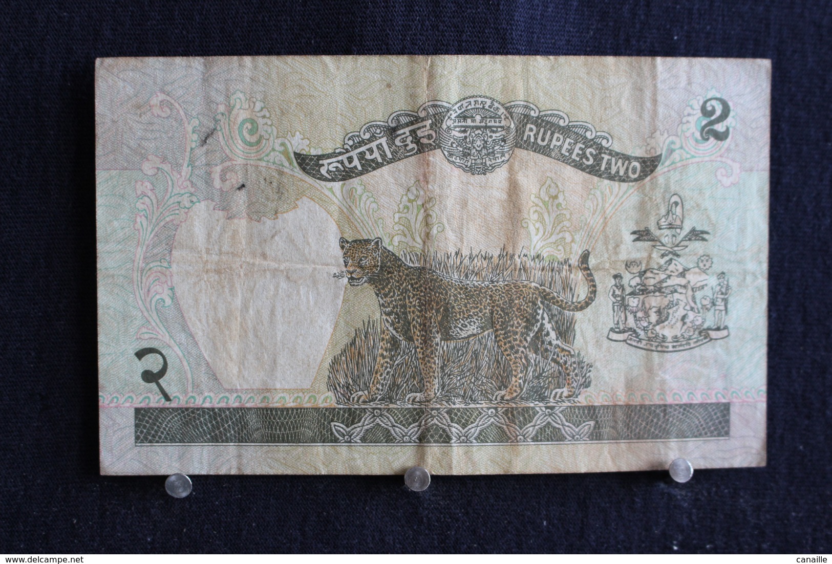 113 /  Népal  - 2 Rupees Two  /  N°? - Nepal