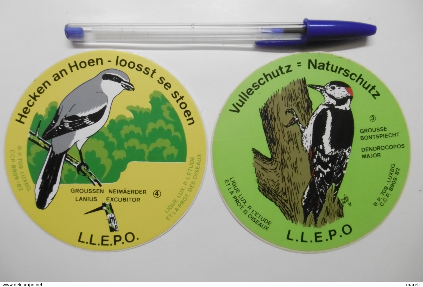 Autocollant Stickers - Thème OISEAUX - Ligue Luxembourgeoise Pour L'Etude Et La Protection Des Oiseaux - LUXEMBOURG - Adesivi