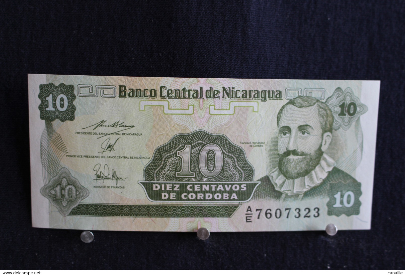 114 /  Nicaragua, 10 Cordobas  /  N° 7607323 - Nicaragua