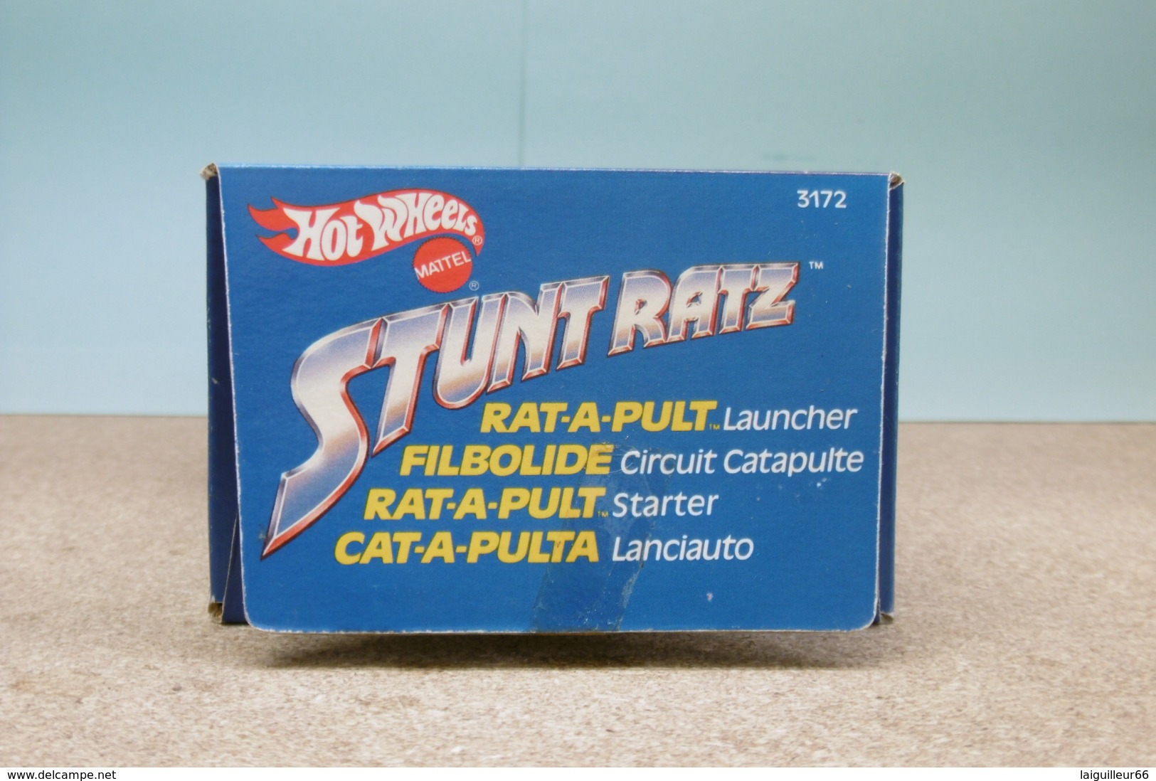 Hot Wheels - circuit STUNT RATZ CATAPULTE + VOITURE 1986 réf. 3172 neuf